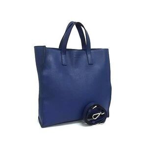 PRADA Leather Crossbody Shoulder Handbag Sling Bag Blue